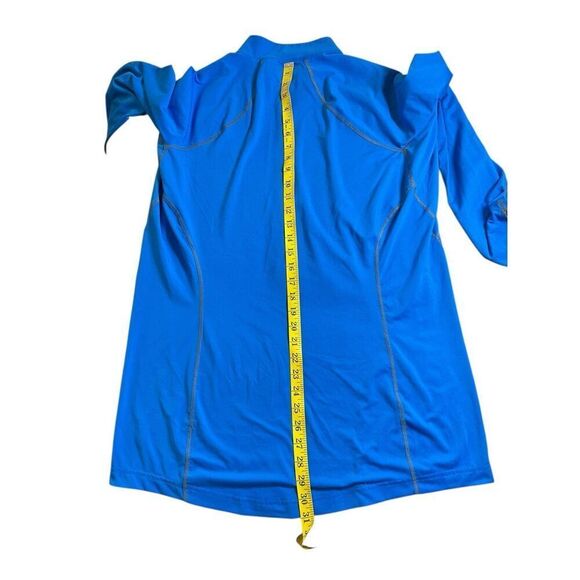 Columbia Mens Blue Omni-Shade Thumbhole 1/4 Zip Long Sleeve Shirt 2XL - Picture 5 of 14